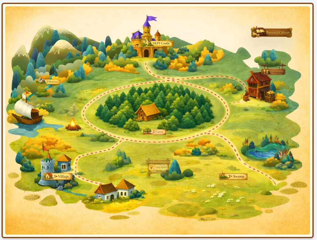 Language Quest Interactive Map